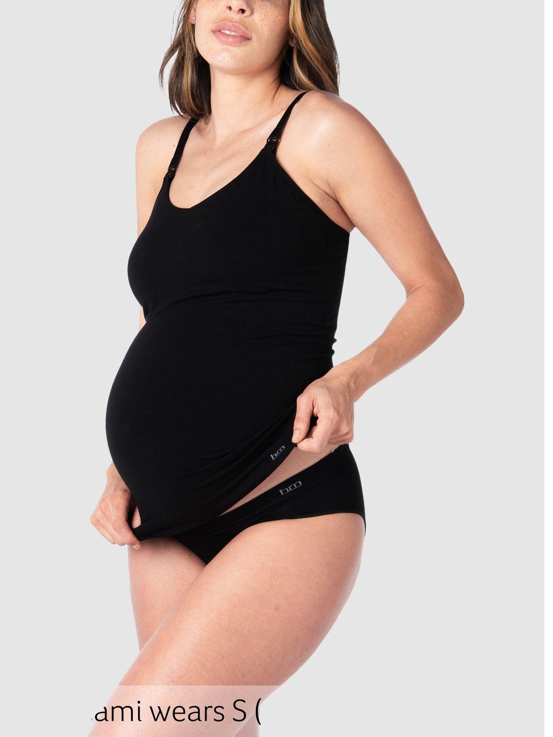 Product image 2 of 6, which shows Hotmilk My Necessity Nursing Cami, Black, S