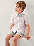 Monsoon Kids' Cotton Stripe 3-Piece Smart Set, Green