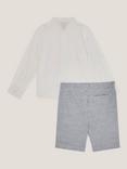 Monsoon Kids' Cotton Stripe 2-Piece Smart Set, Blue