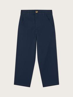 Monsoon Kids' Pull On Chinos, Navy, Navy