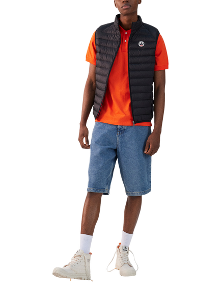 JOTT Men's Sleeveless Packable Down Jacket, Black