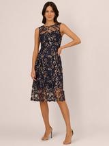 Phase Eight Senita Flower Detail Midi Dress, Eau De Nil