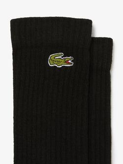 Lacoste High Cut Sport Socks, Pack of 3, Black - view 2, Black
