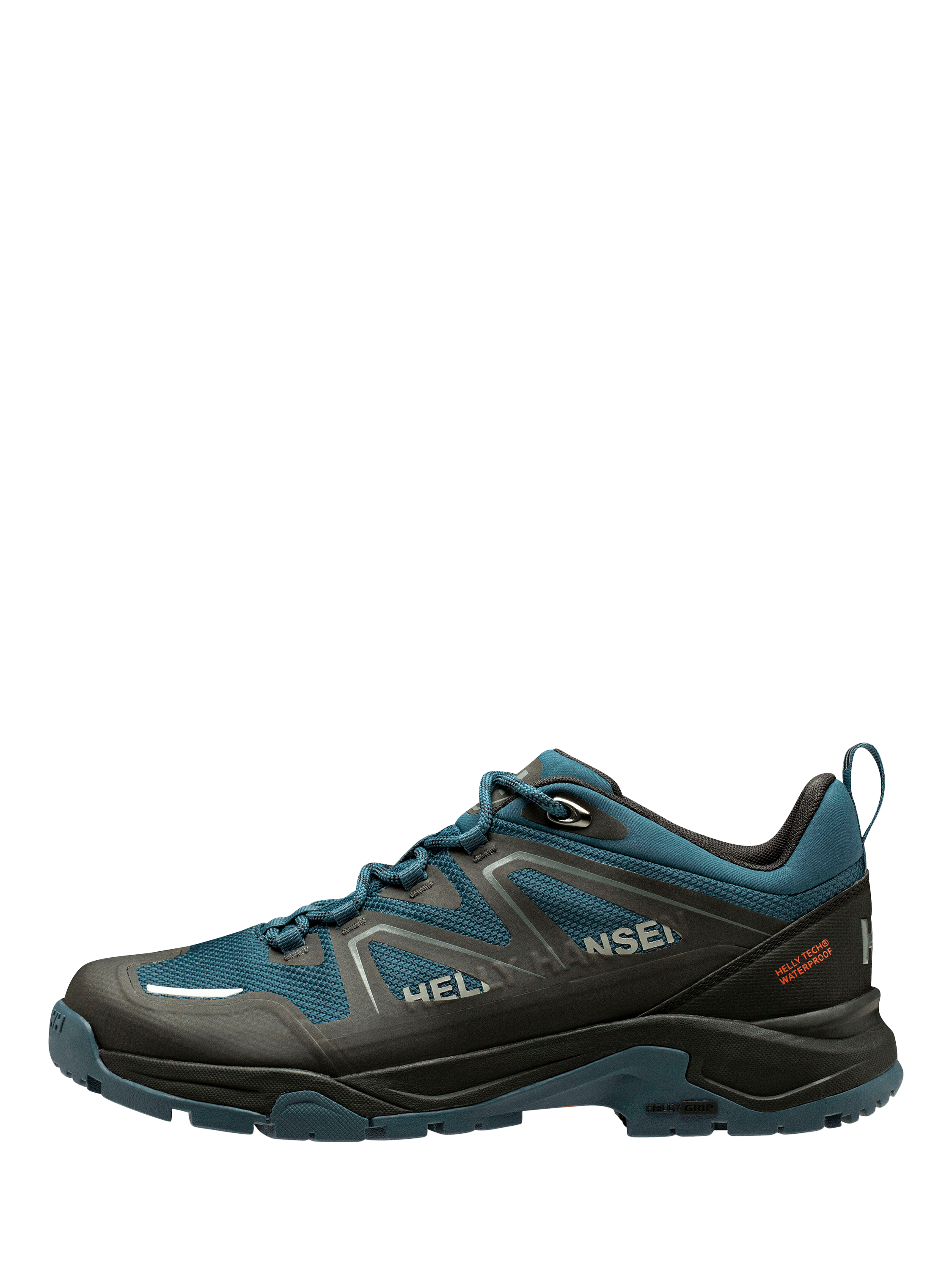 Product image 5 of 5, which shows Helly Hansen Men's Cascade Low-Cut Hiking Boots, Dive / Black, 7