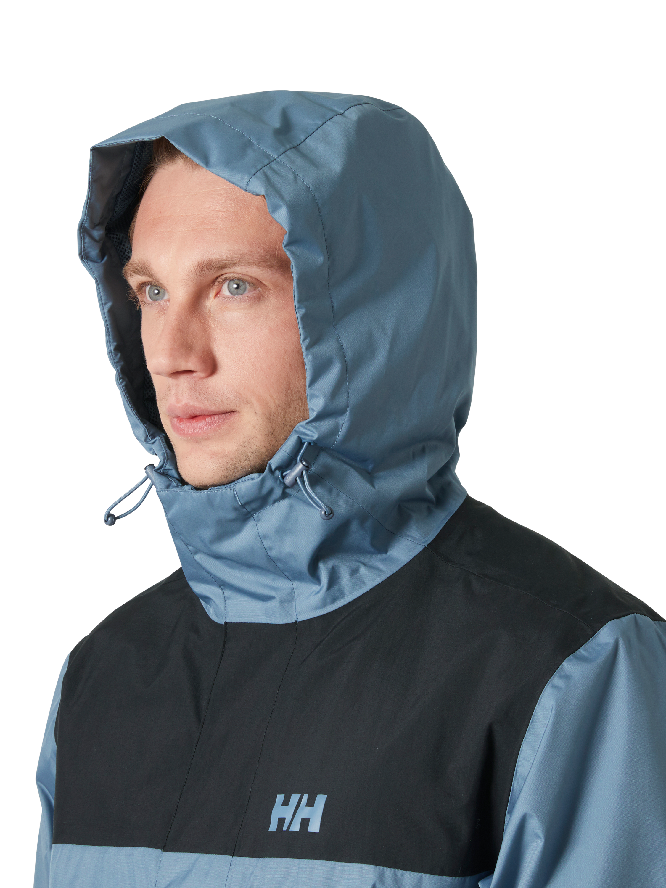 Product image 3 of 5, which shows Helly Hansen Men's Vancouver Rain Jacket, Washed Navy, XL