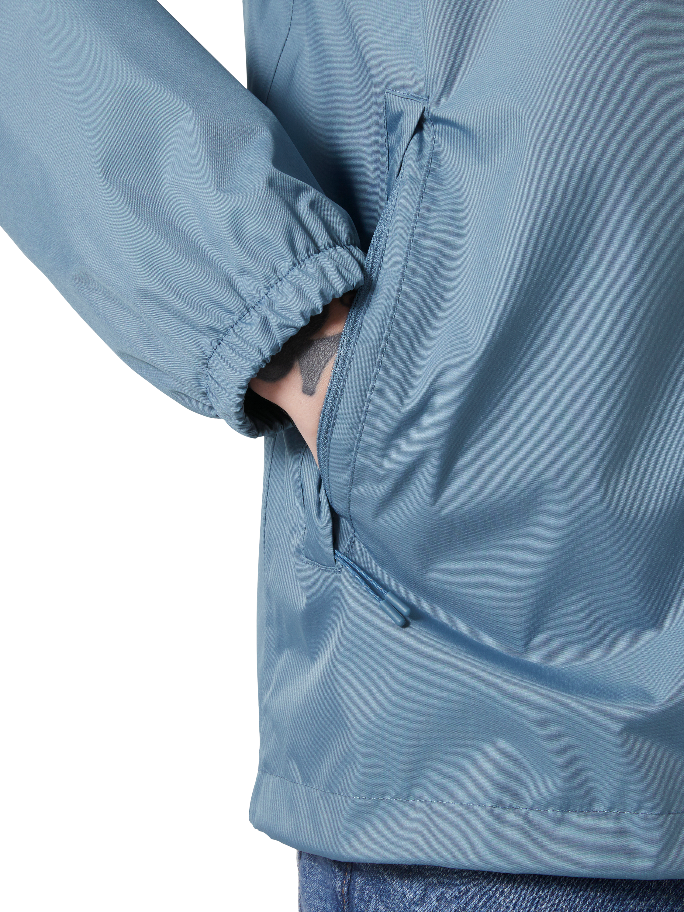 Product image 4 of 5, which shows Helly Hansen Men's Vancouver Rain Jacket, Washed Navy, XL