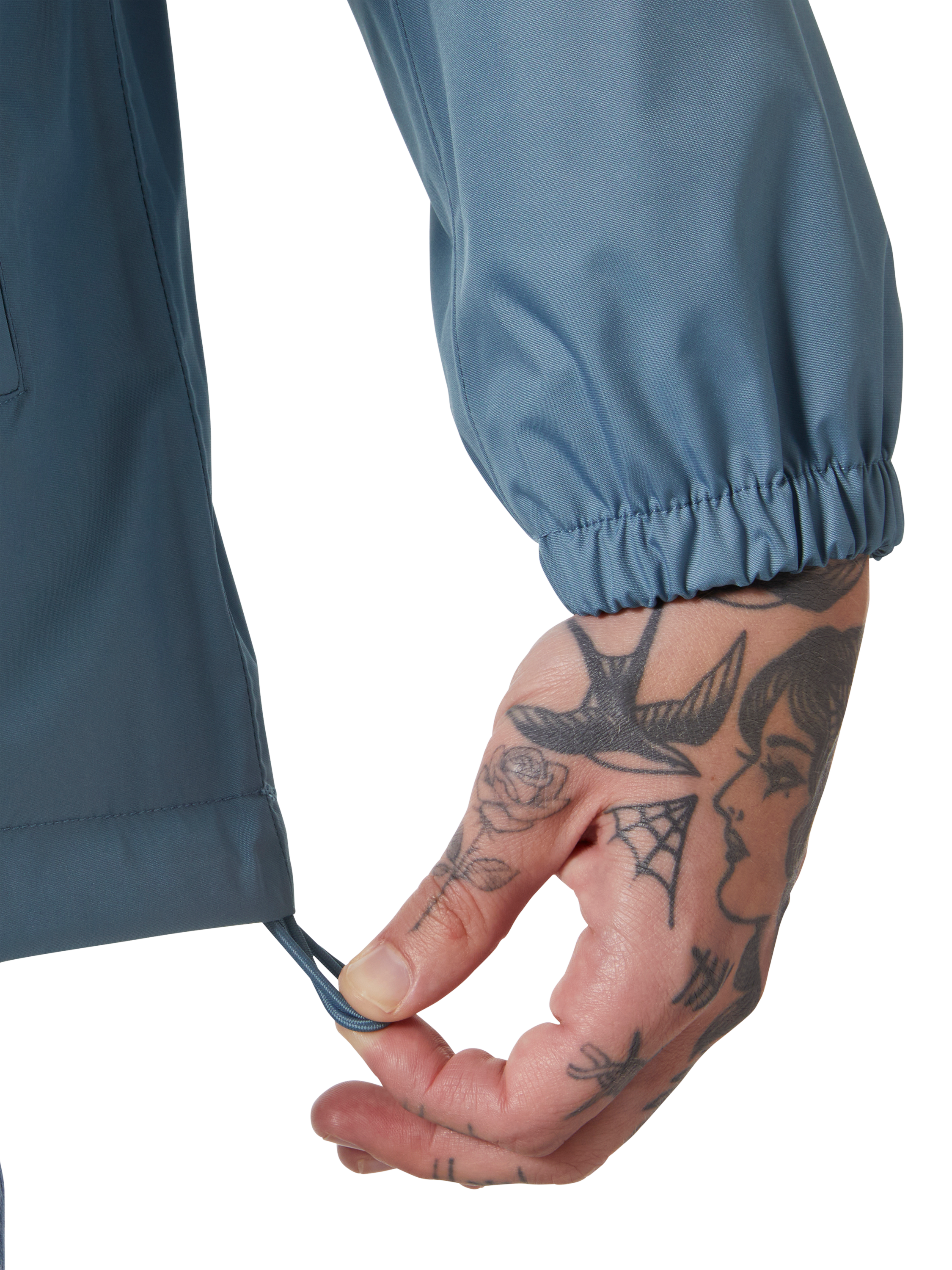 Product image 5 of 5, which shows Helly Hansen Men's Vancouver Rain Jacket, Washed Navy, XL