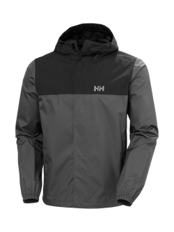Helly Hansen Men's Vancouver Rain Jacket, Ebony, Ebony