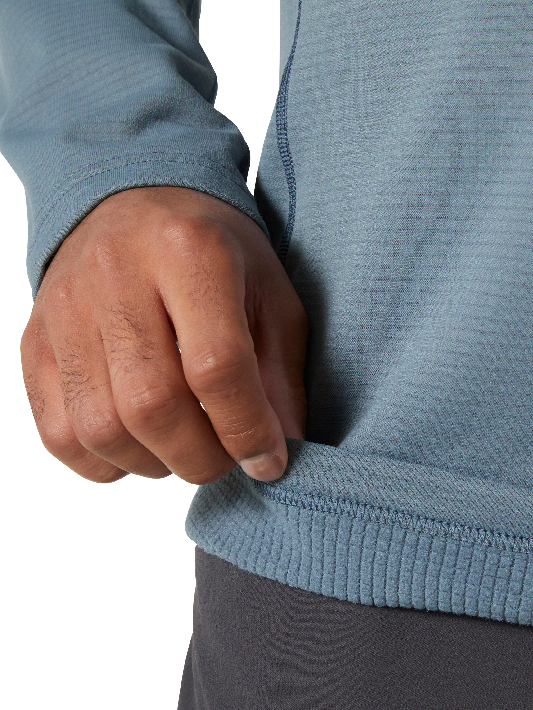 Product image 4 of 4, which shows Helly Hansen Men's Versalite Fleece Hoodie, Washed Navy, M