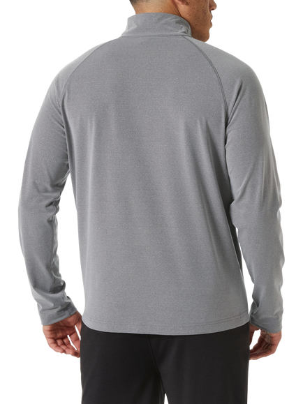Helly Hansen Men's Tyri Half-Zip Top, Ebony Melange - view 2, Ebony Melange