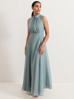 Phase Eight Petite Lucinda Maxi Dress, Pale Blue, Pale Blue