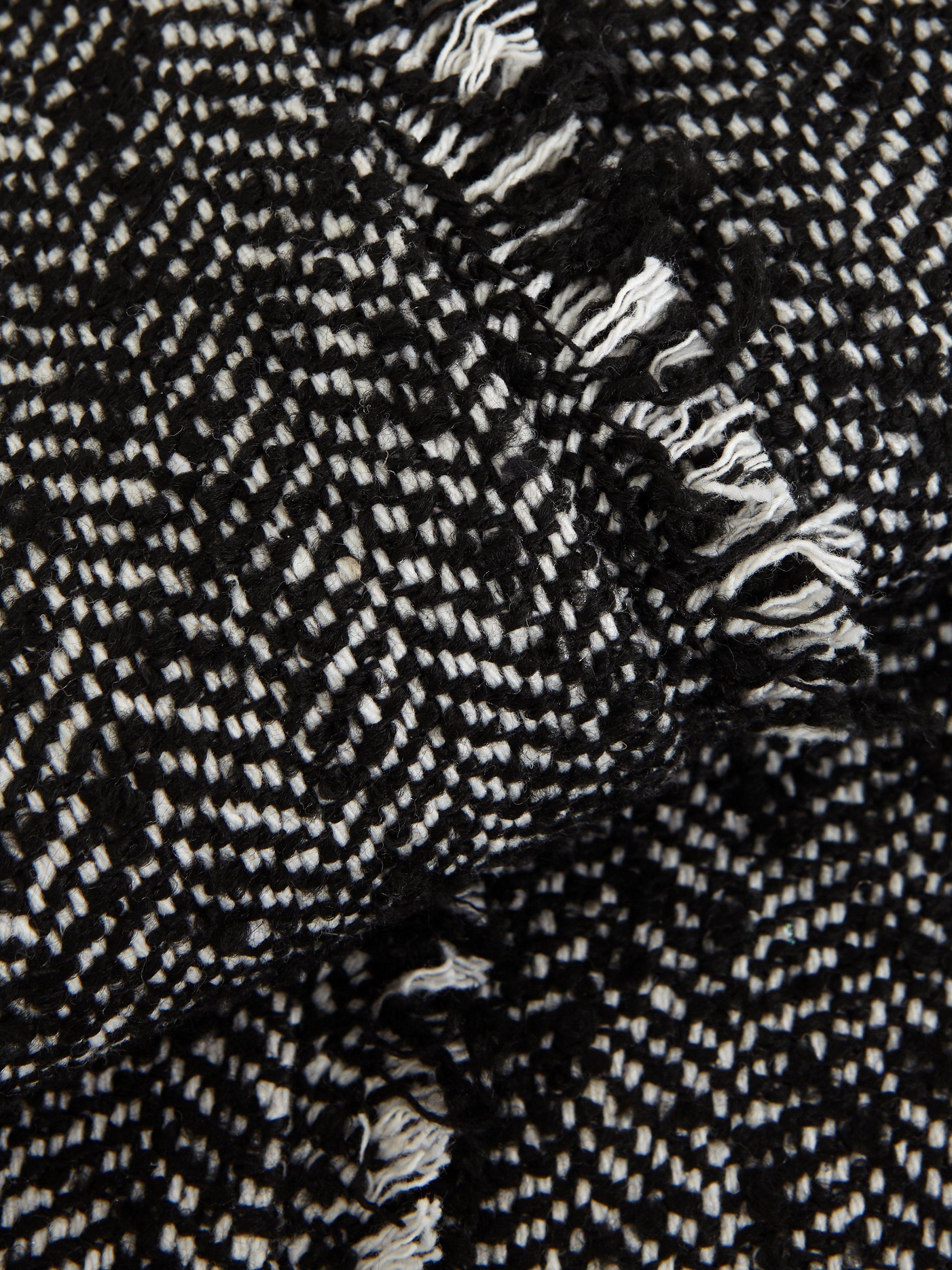 Product image 6 of 9, which shows Phase Eight Ayame Tweed Skirt, Black, 8