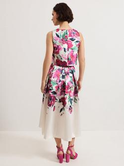 Phase Eight Celeste Floral Skirt, Multi - view 2, Multi