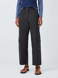 John Lewis ANYDAY Soft Cargo Trousers, Charcoal