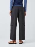 John Lewis ANYDAY Soft Cargo Trousers, Charcoal