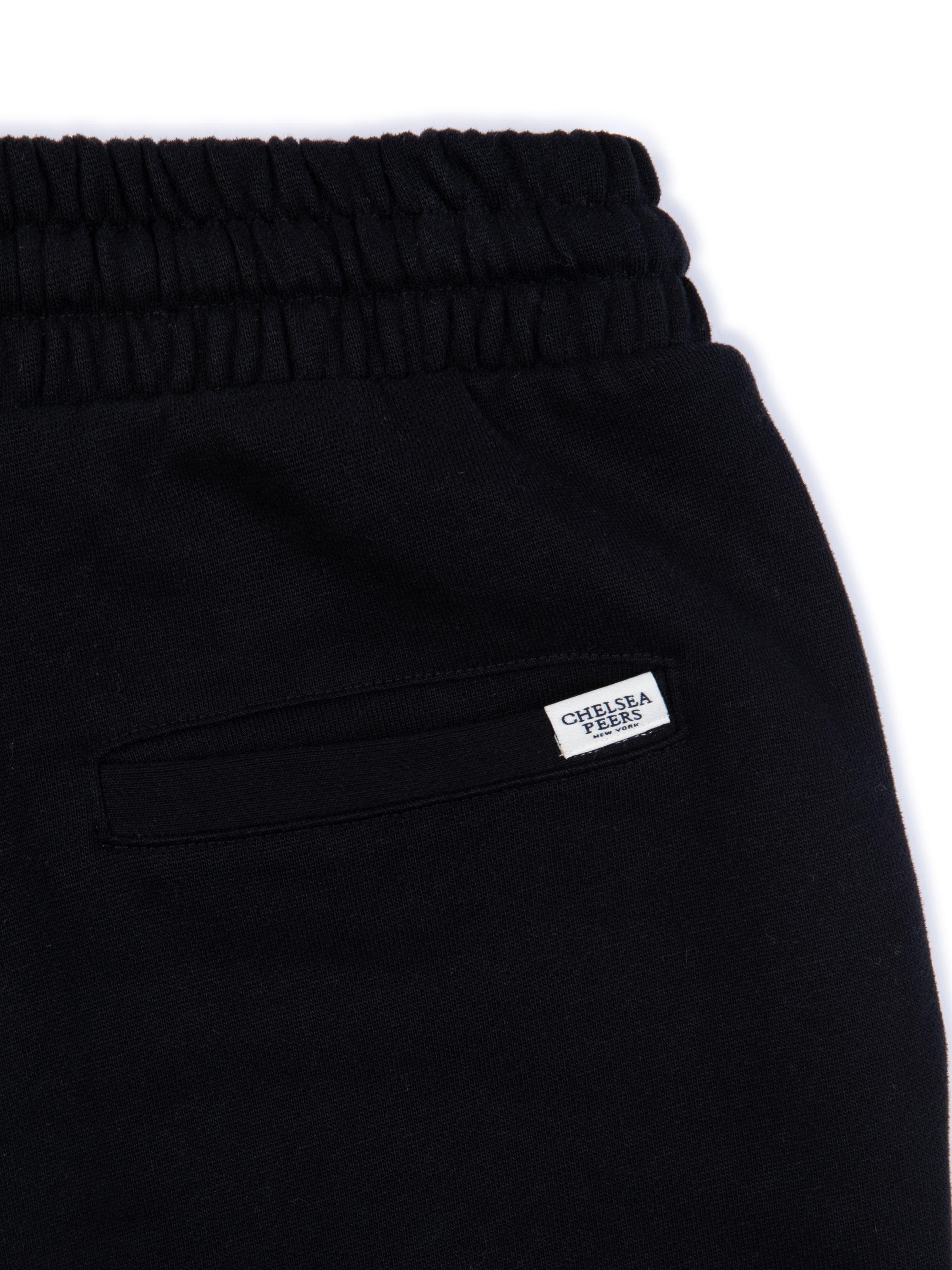 Product image 8 of 8, which shows Chelsea Peers Pure Organic Cotton Joggers, Black, 6