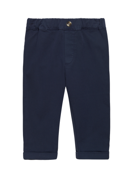Trotters Baby Jacob Slim Fit Trousers, Navy