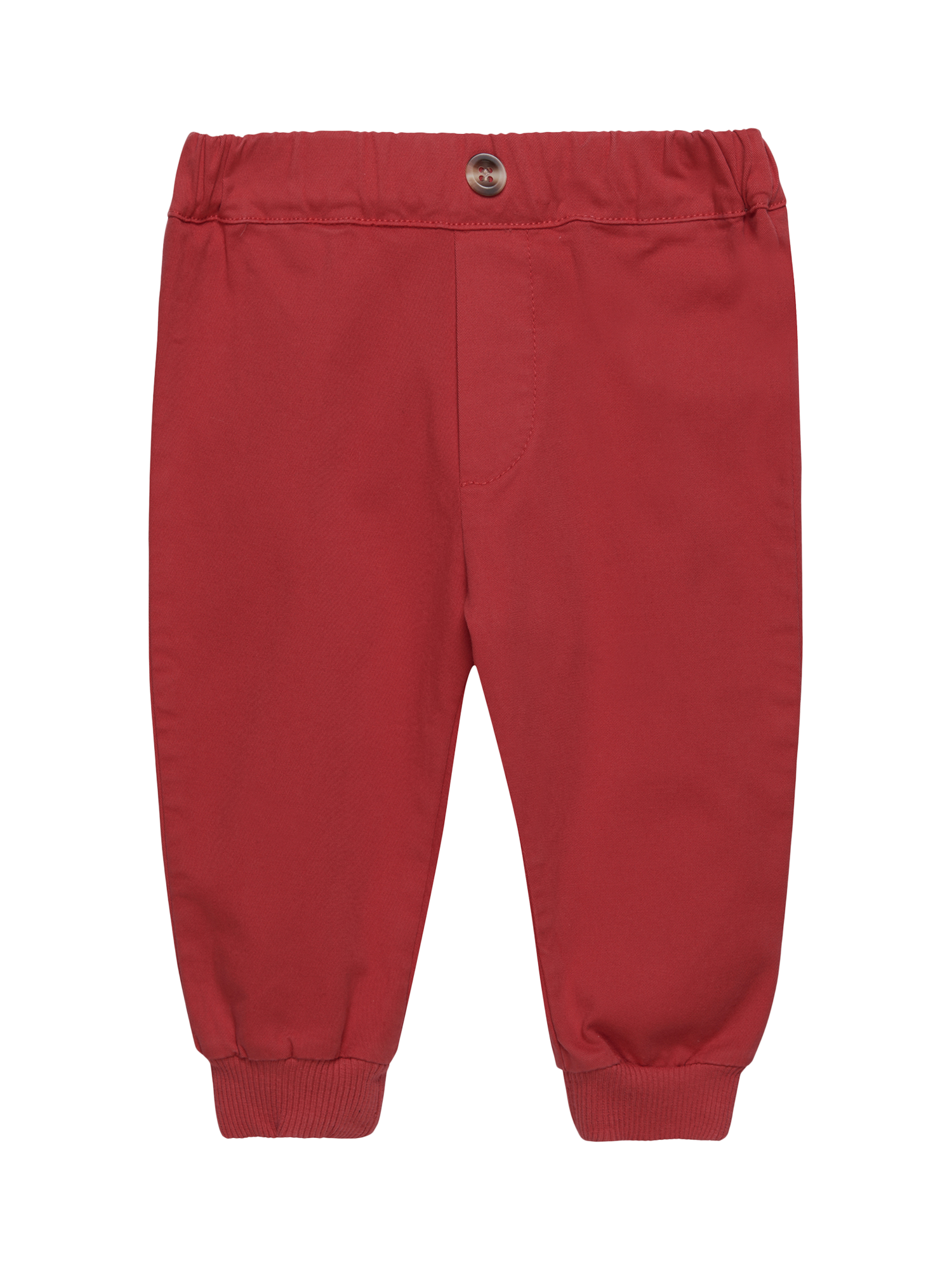 Product image 1 of 3, which shows Trotters Baby Orly Trousers, Red, 6-12 months