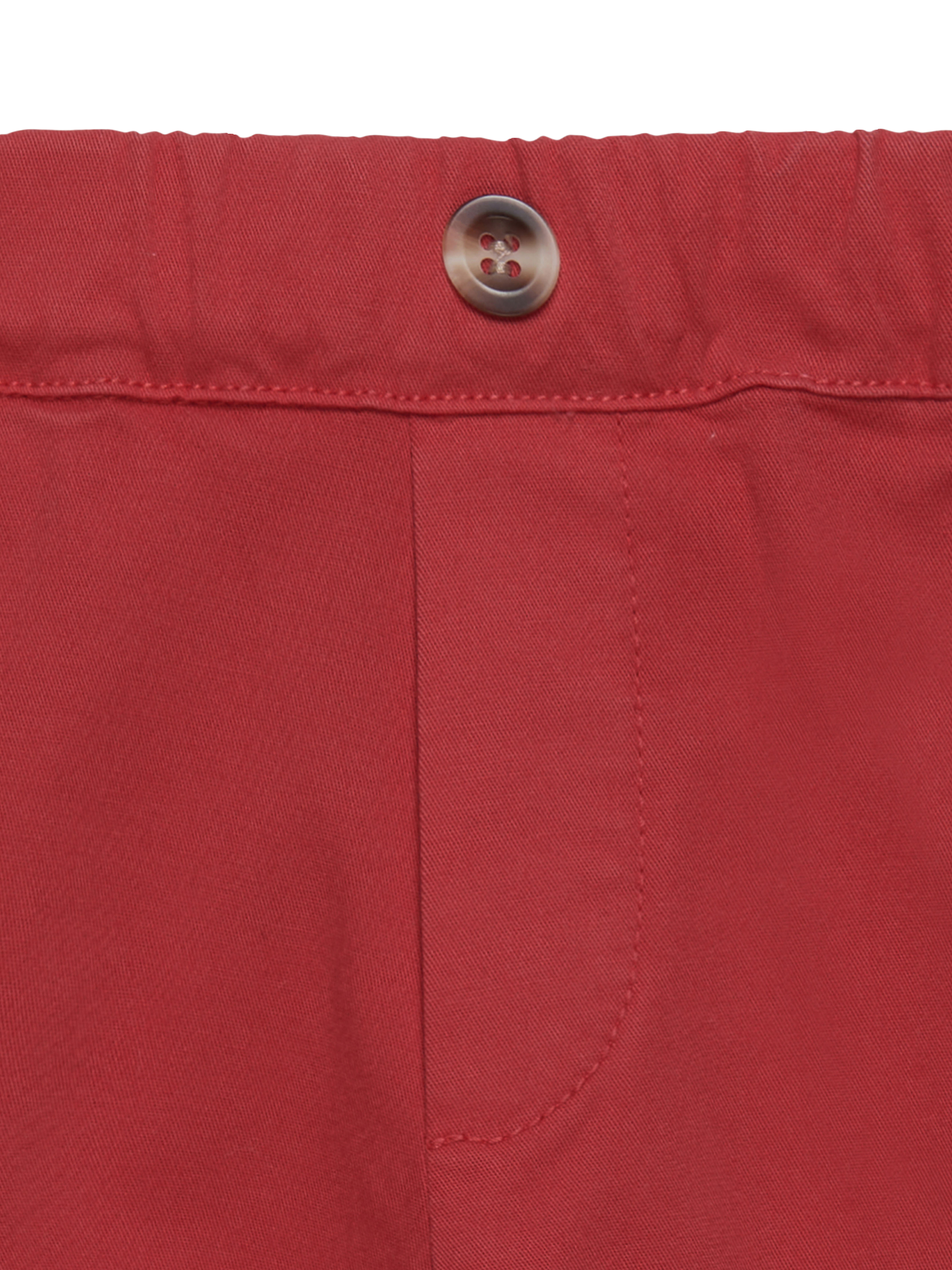 Product image 3 of 3, which shows Trotters Baby Orly Trousers, Red, 6-12 months
