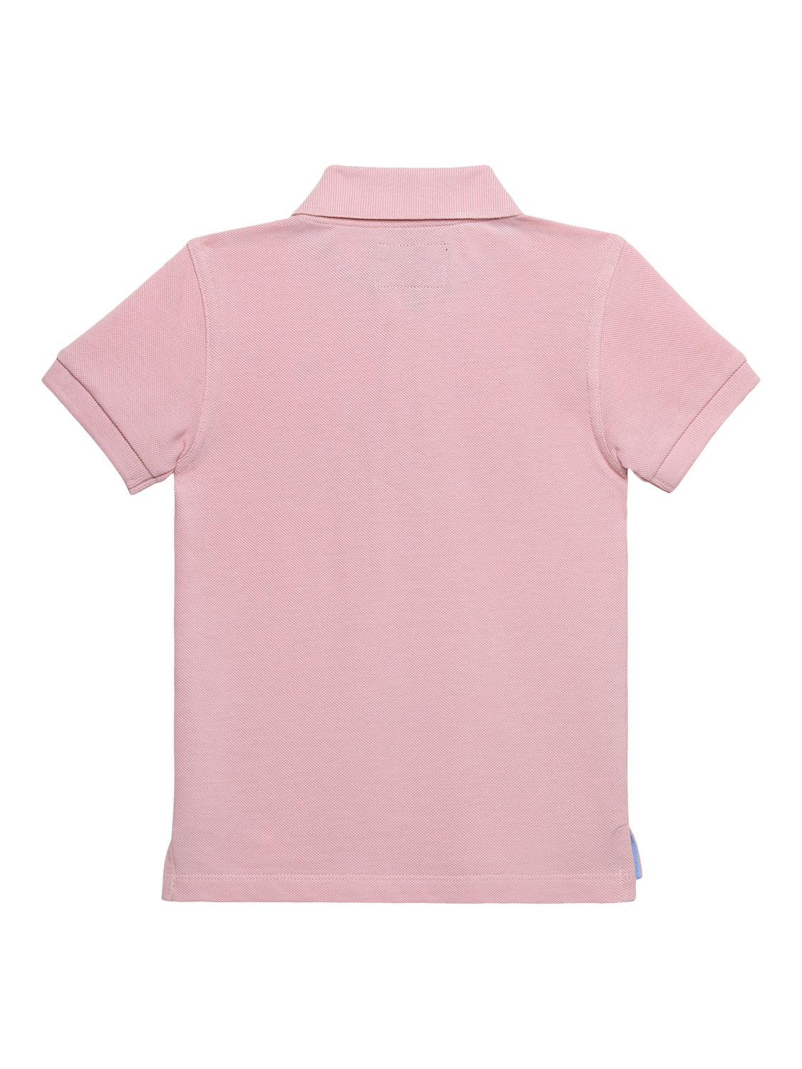 Product image 2 of 3, which shows Trotters Kids' Harry Pique Polo Shirt, Pink, 10-11 years