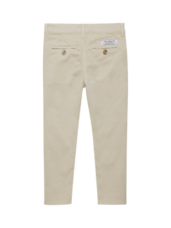 Trotters Kids' Jack Cotton Blend Chinos - view 2, Stone