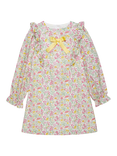 Trotters Kids' Ciara Cotton Ruffle Dress, Multi