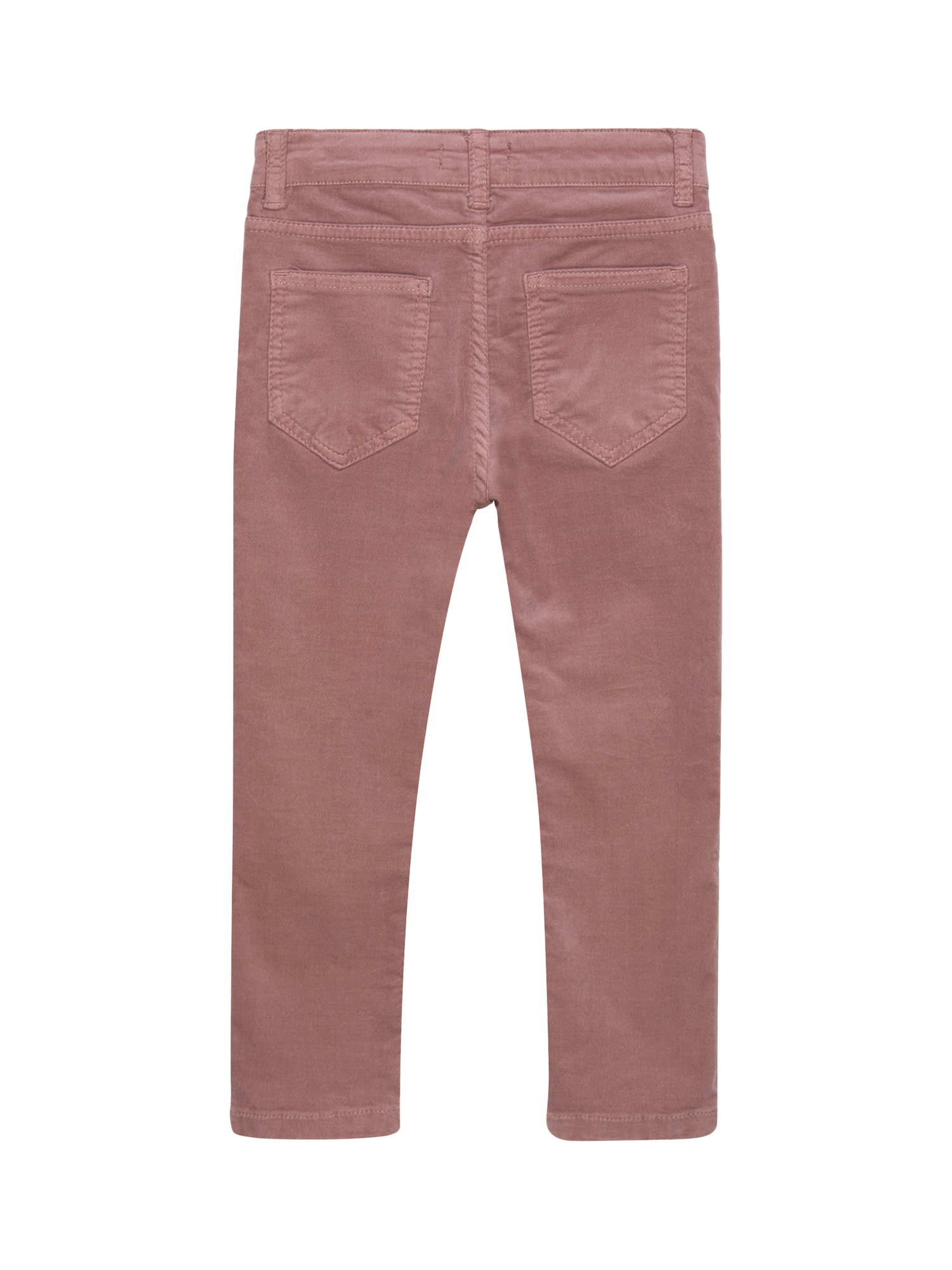Product image 2 of 3, which shows Trotters Kids' Jesse Cotton Blend Jeans, Rose Pink, 2 years