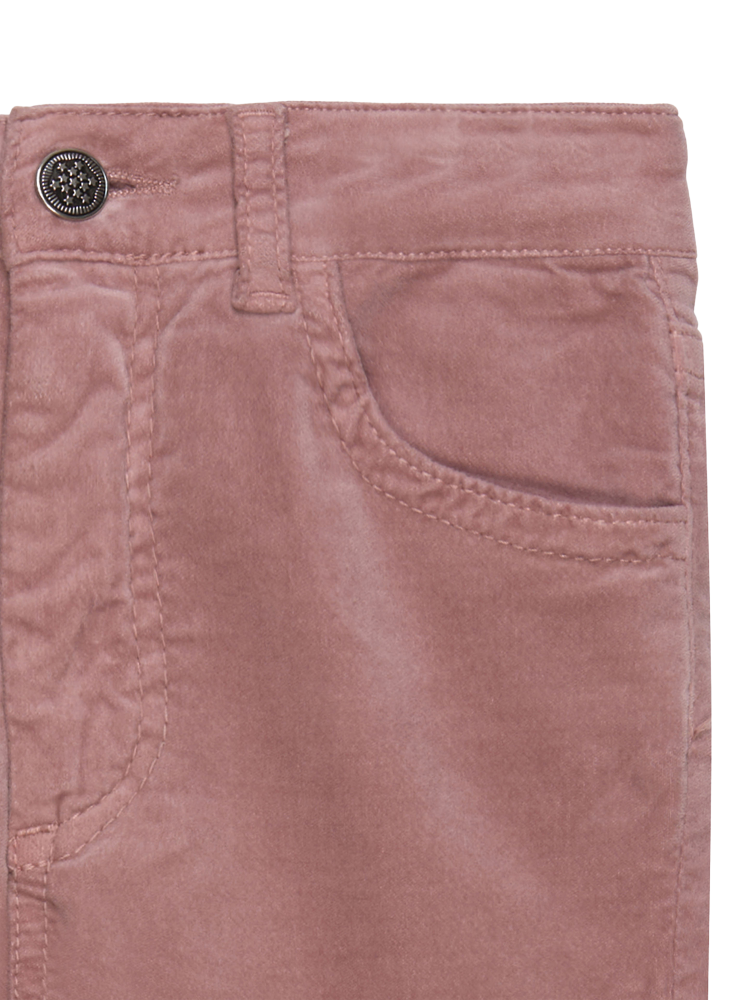 Product image 3 of 3, which shows Trotters Kids' Jesse Cotton Blend Jeans, Rose Pink, 2 years