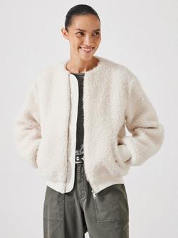 HUSH Faux Fur Jacket, White