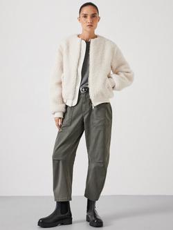 HUSH Faux Fur Jacket - view 2, White