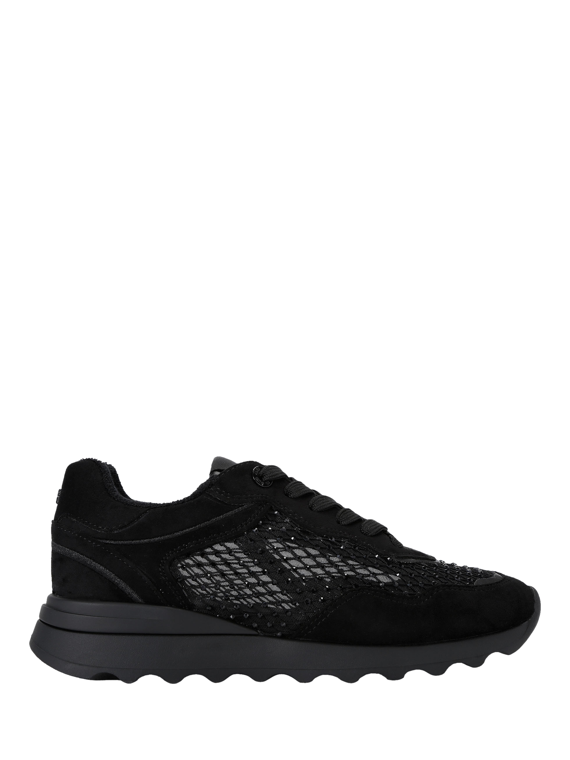 KG Kurt Geiger Kinder Embellished Lace Up Trainers, Black