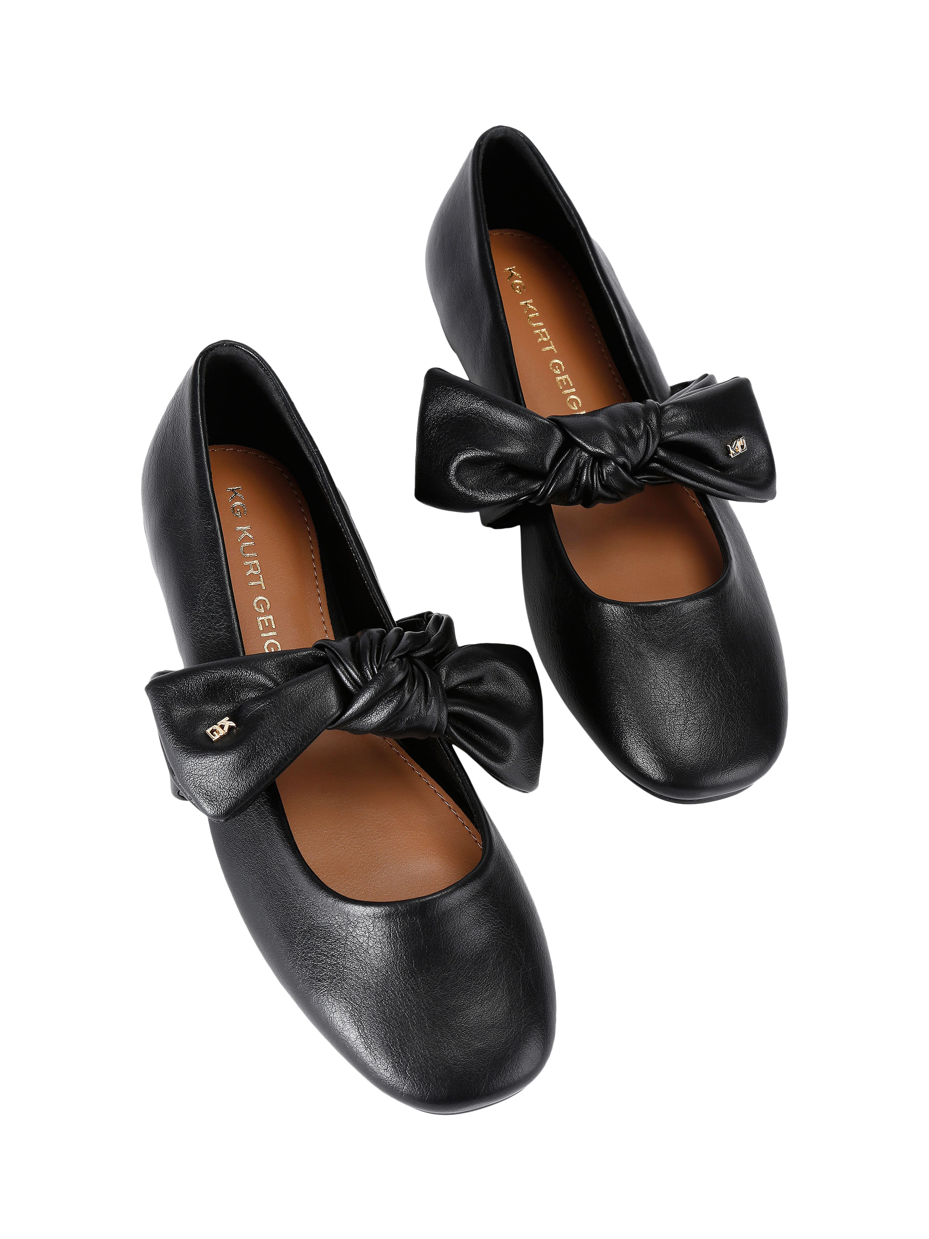 Product image 3 of 5, which shows KG Kurt Geiger Master 2 Ballet Shoes, Black, 5