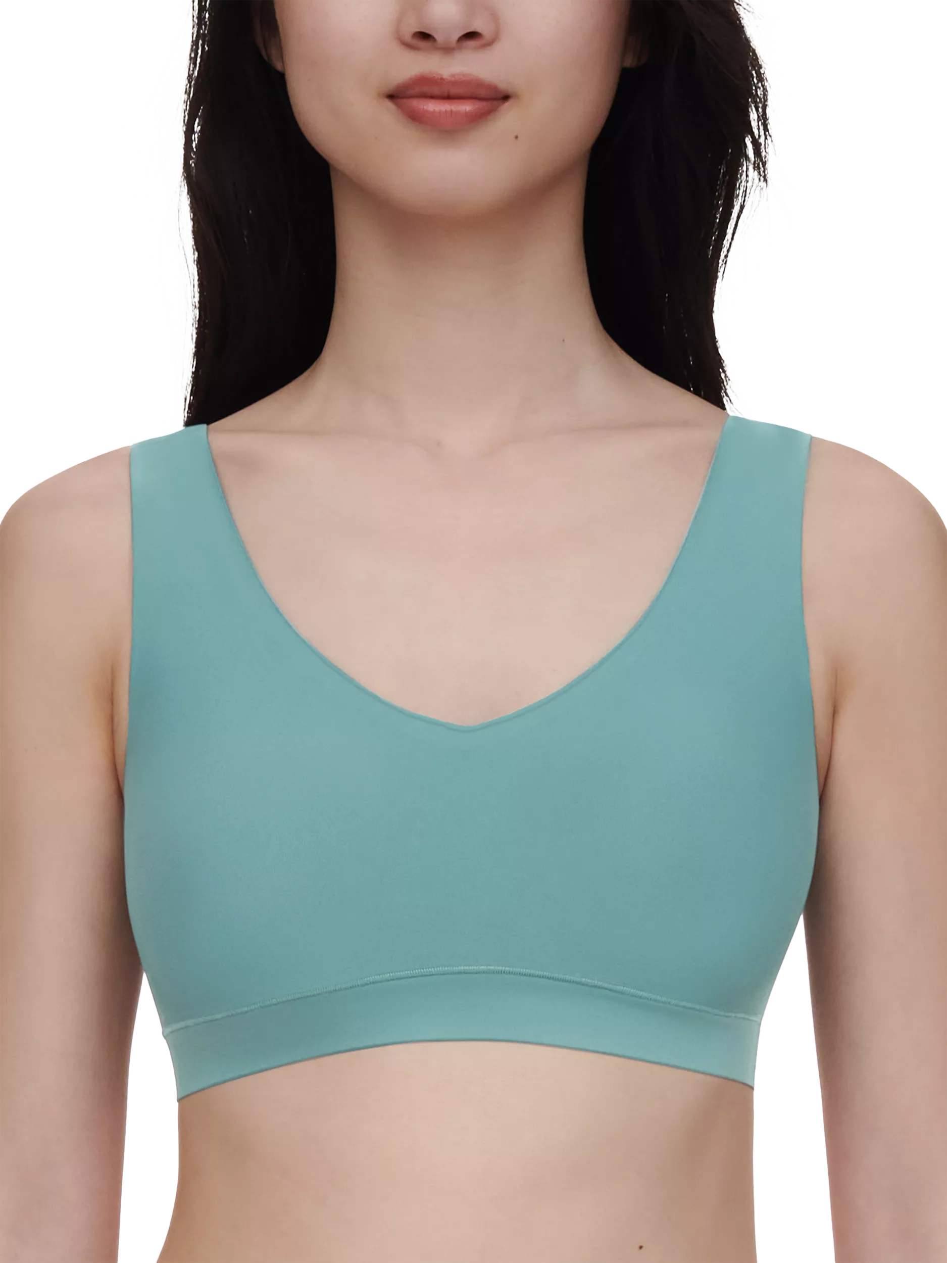 Chantelle Soft Stretch V-Neck Padded Crop Bra