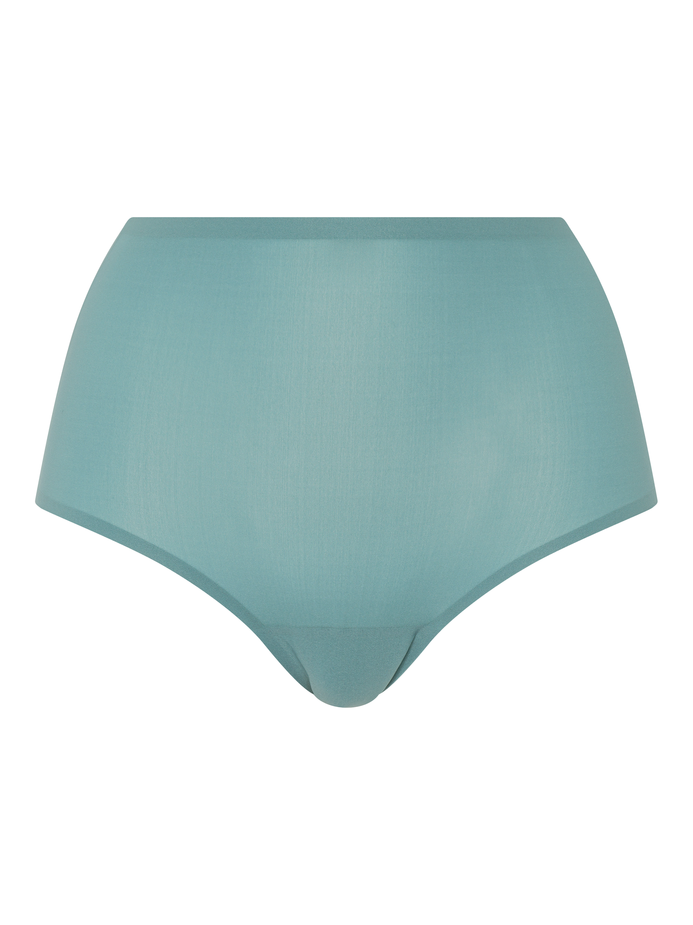 Product image 4 of 4, which shows Chantelle Soft Stretch High Waist Knickers, Peacock Green, One Size