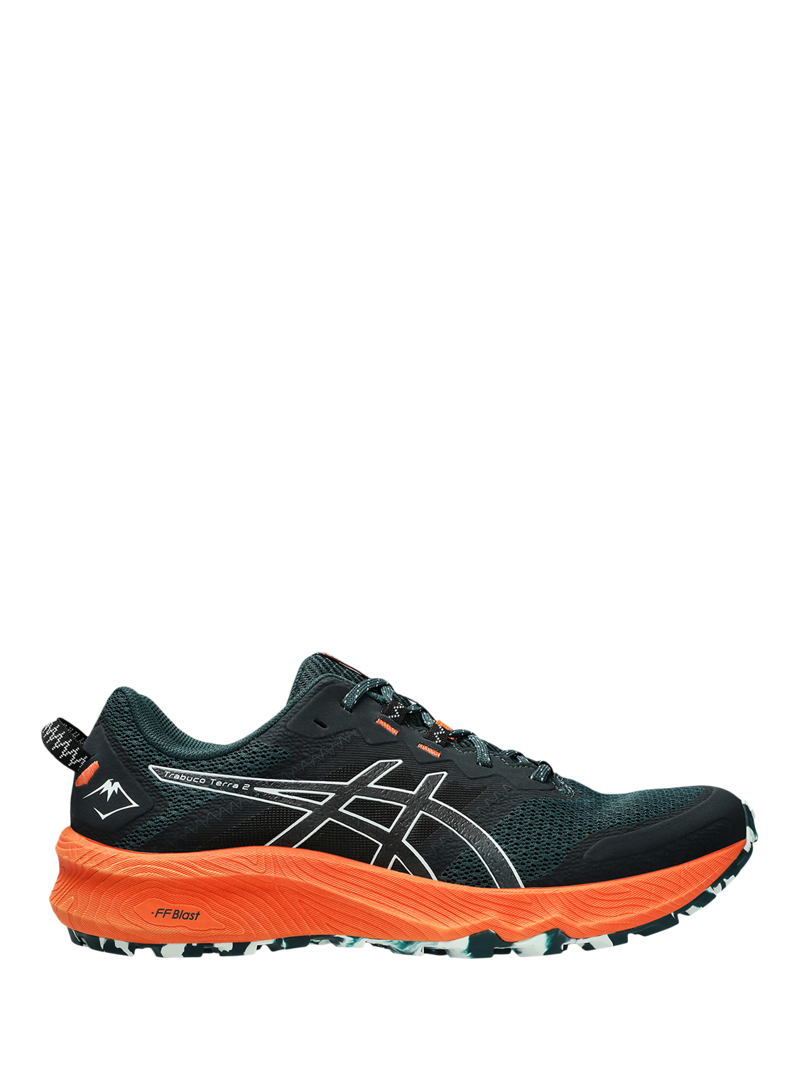 ASICS Men's TRABUCO TERRA 2 Running Shoes, Green/Pure Aqua