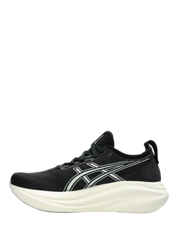 ASICS Men's GEL-NIMBUS 27 Running Shoes, Black/White - view 2, Black/White