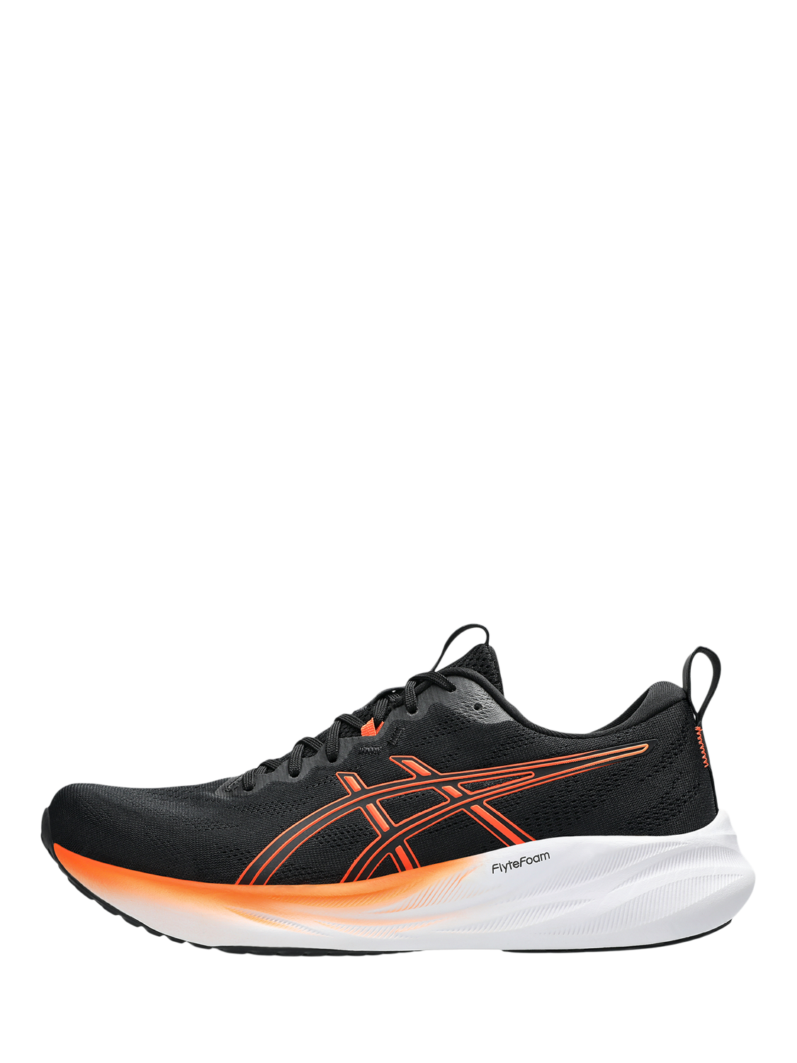 Product image 3 of 8, which shows ASICS Men's GEL-PULSE 16 Training Shoes, Black/ Orange, 9.5