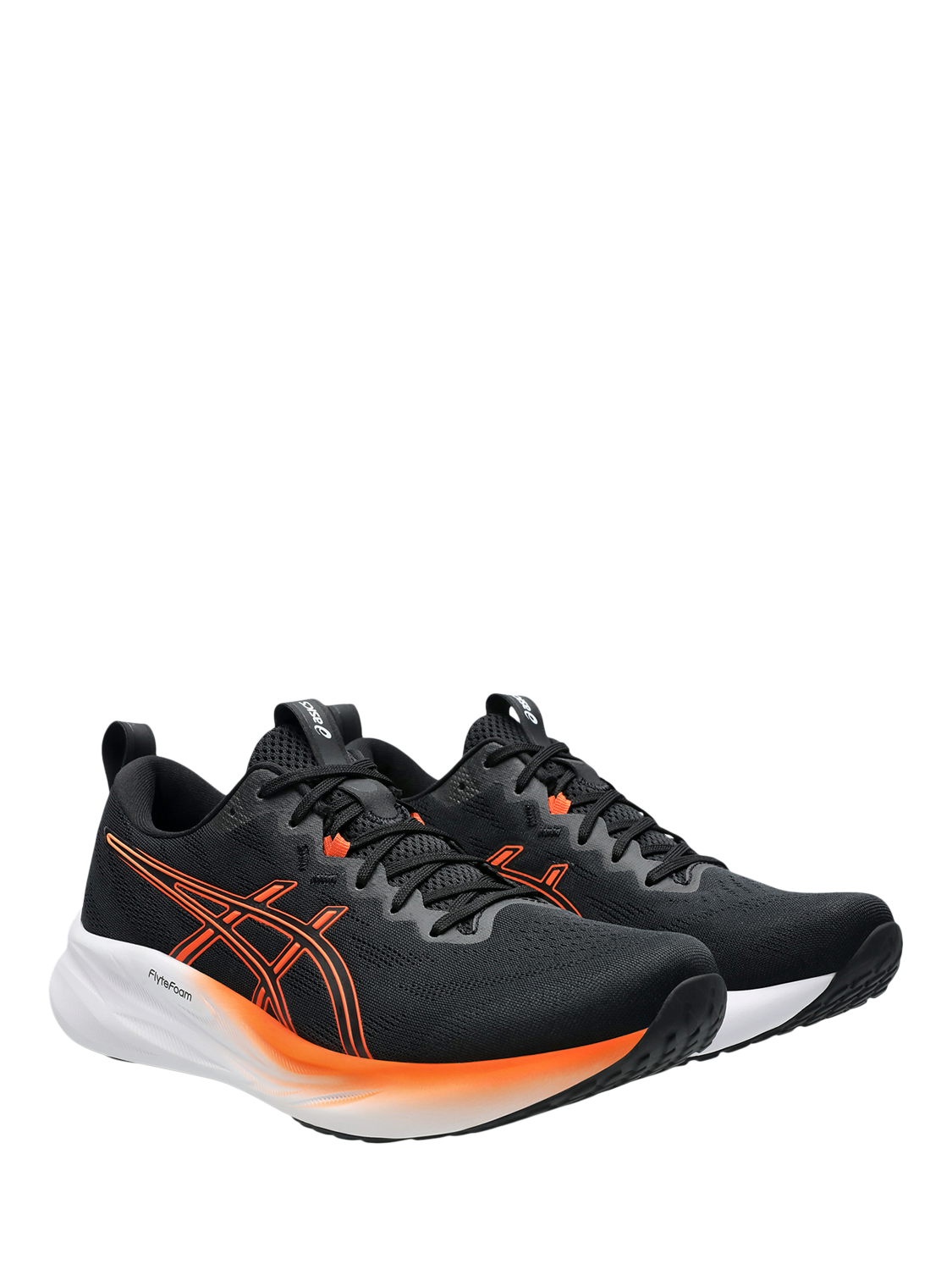 Product image 4 of 8, which shows ASICS Men's GEL-PULSE 16 Training Shoes, Black/ Orange, 9.5