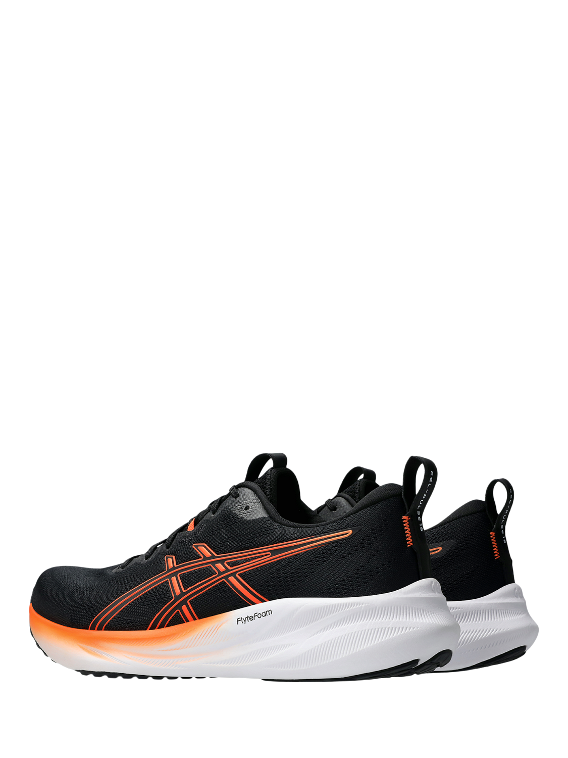 Product image 5 of 8, which shows ASICS Men's GEL-PULSE 16 Training Shoes, Black/ Orange, 9.5