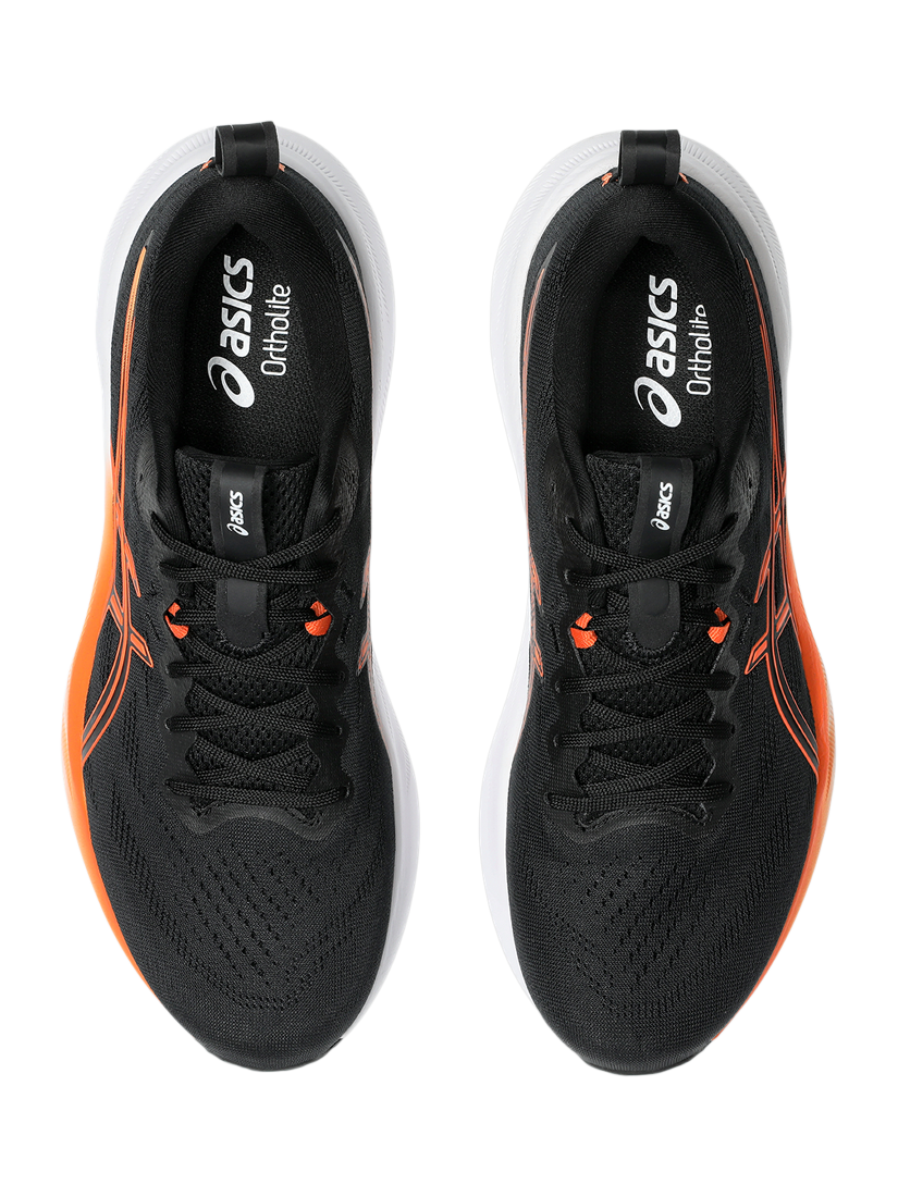 Product image 8 of 8, which shows ASICS Men's GEL-PULSE 16 Training Shoes, Black/ Orange, 9.5