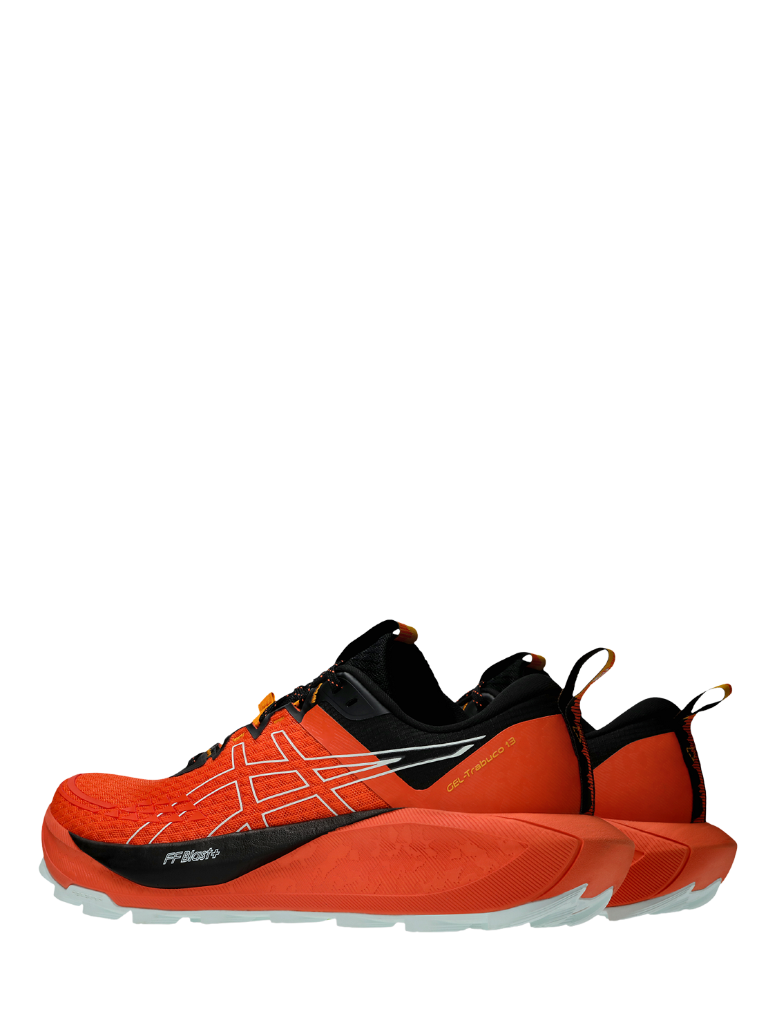 Product image 4 of 6, which shows ASICS Men's GEL-TRABUCO 13 Trail Running Shoes, Nova Orange/ Aqua, 7