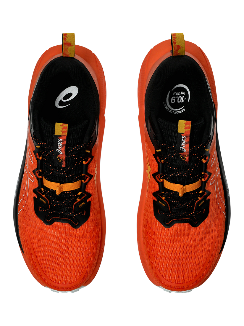 Product image 6 of 6, which shows ASICS Men's GEL-TRABUCO 13 Trail Running Shoes, Nova Orange/ Aqua, 7