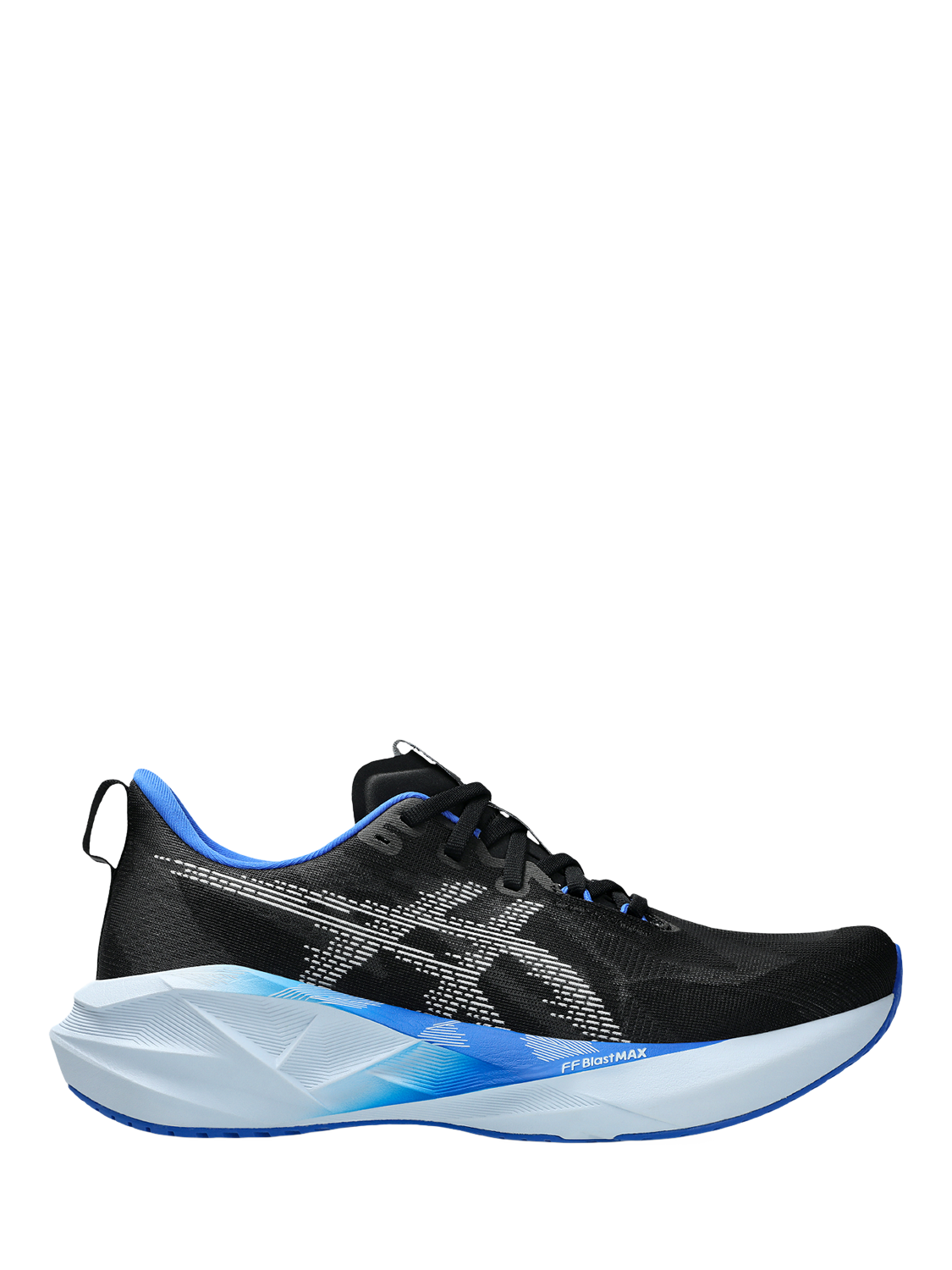 ASICS Men's NOVABLAST 5 Running Shoes, Black/White