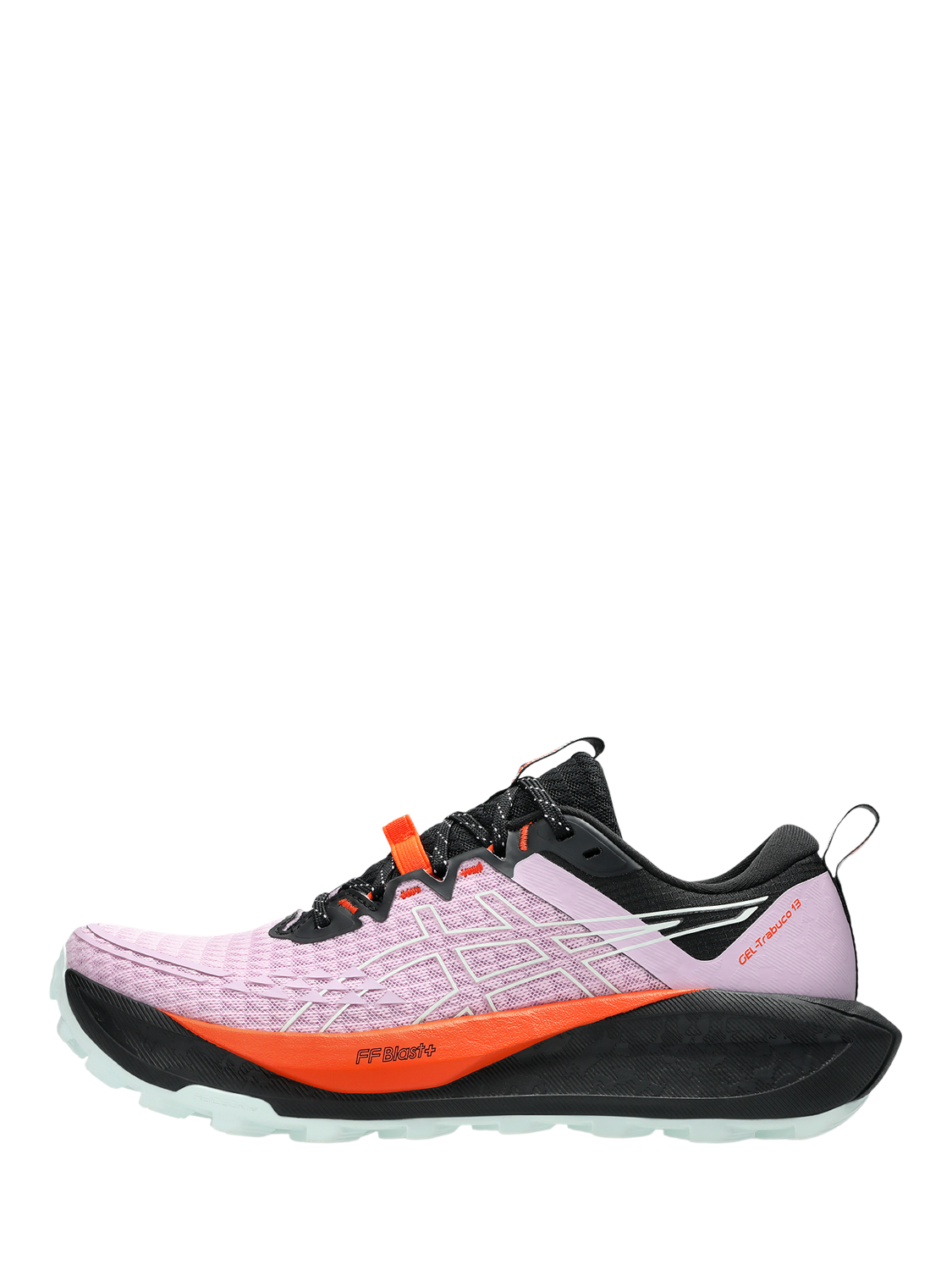 Product image 2 of 8, which shows ASICS Women's GEL-TRABUCO 13 Trail Running Shoes, Ube/Pure Aqua, 4.5