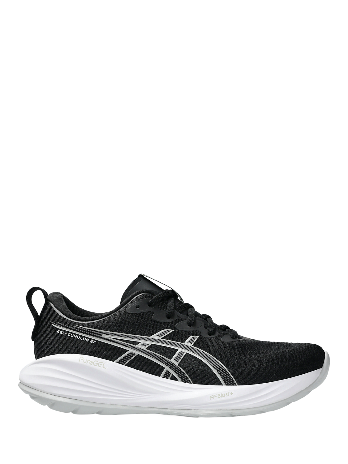ASICS Women's GEL-CUMULUS 27 Running Shoes, Black/Concrete