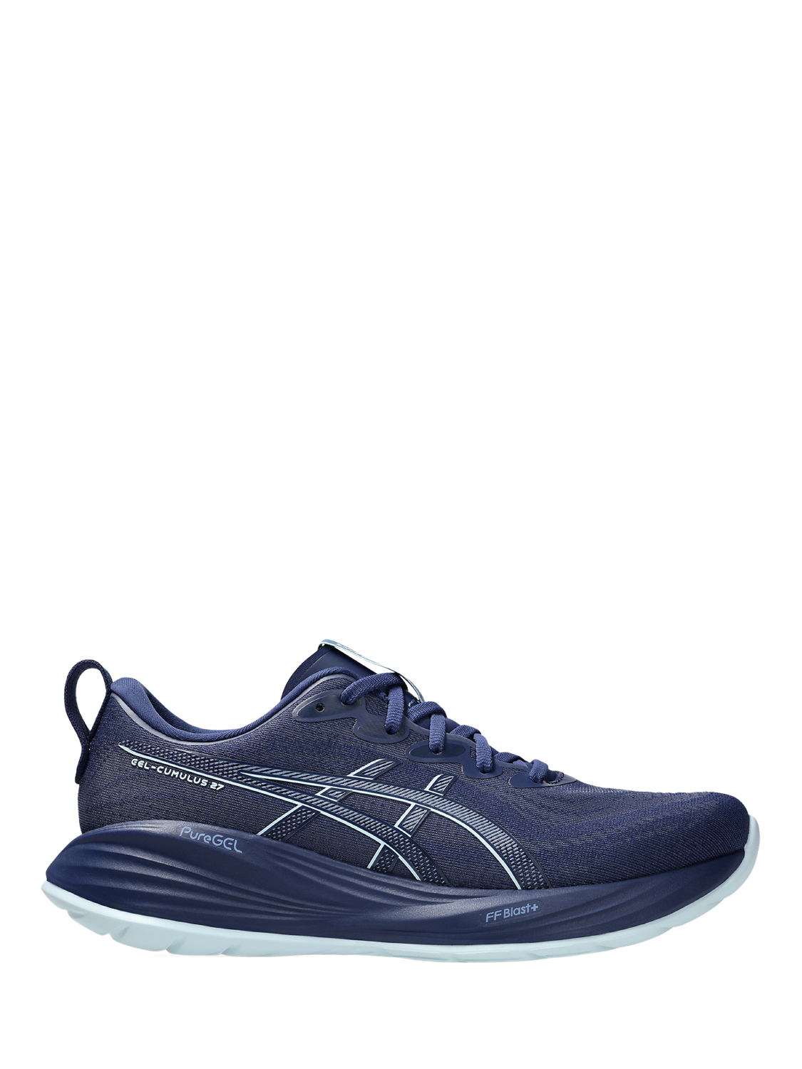 ASICS Men's GEL-CUMULUS 27 Running Shoes, Blue/Cool Grey