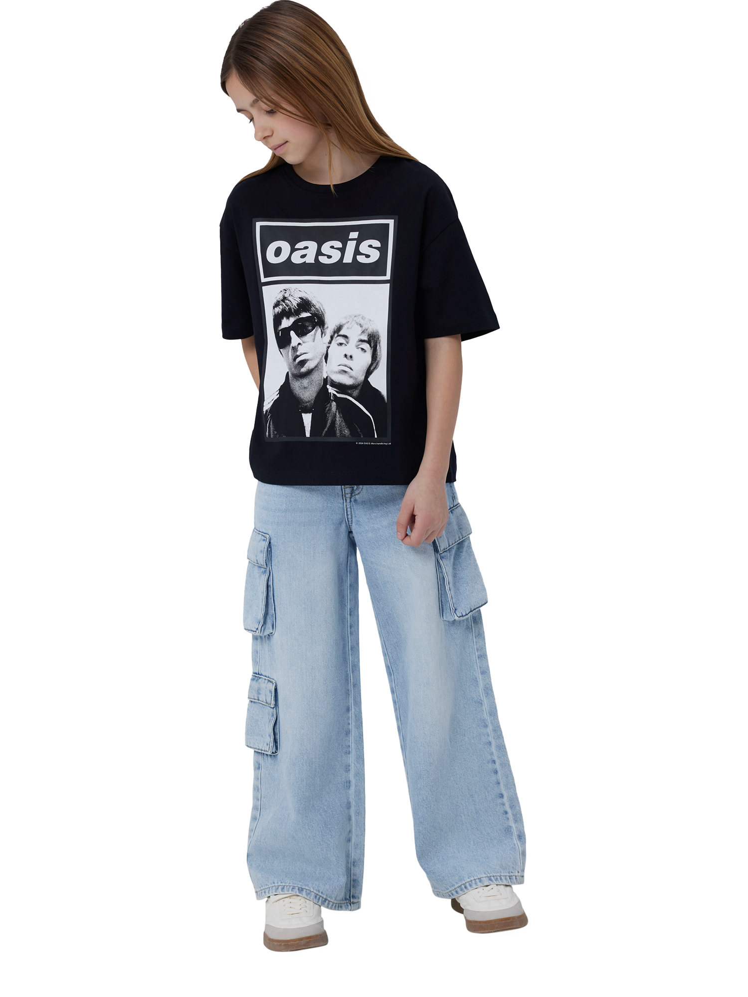 Product image 2 of 5, which shows NAME IT Kids' Oasis T-Shirt, Black, 6 years