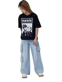 NAME IT Kids' Oasis T-Shirt, Black - view 2, Black
