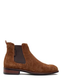 Simon Carter Trex Suede Chelsea Boots, Tan