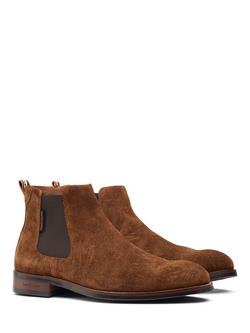 Simon Carter Trex Suede Chelsea Boots - view 2, Tan